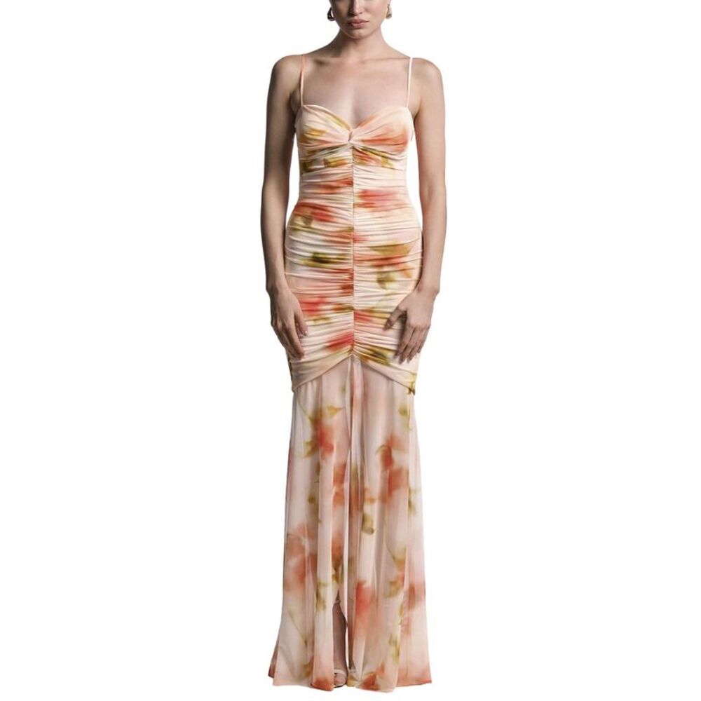 BCBG Maxazria Womens Soraya Gown 6 Floral Echo Print - NWT $448